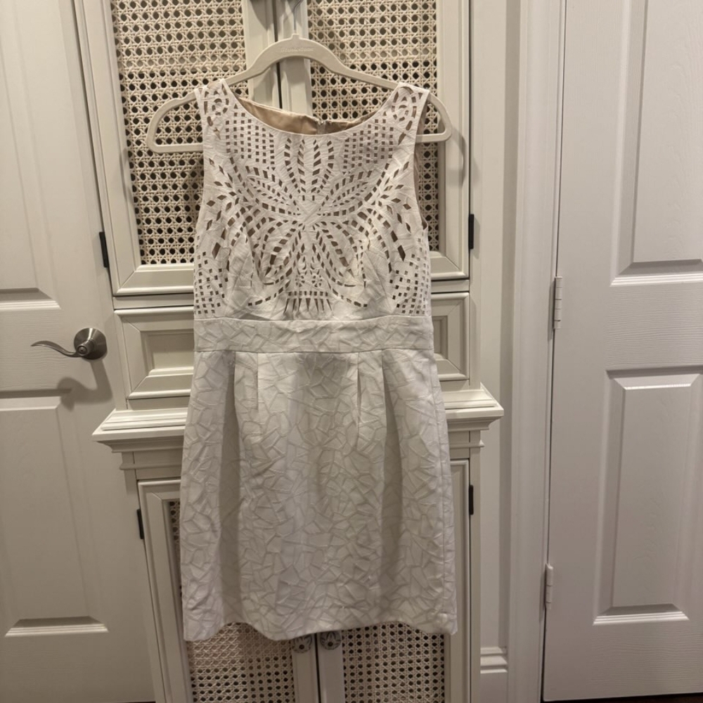 Tahari White Mini Dress